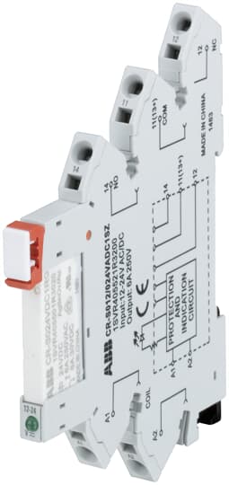ABB CR-S012/024VADC1SZ Socket 1c/o, A1-A2=12-24VAC/DC, 250VAC 1SVR405521R3200