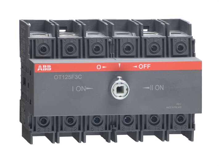 ABB OT125F3C CHANGE-OVER SWITCH 1SCA105037R1001