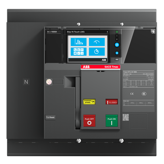 ABB Moulded Case Circuit Breaker XT7H M 800 Ekip Touch LSI In=800A 4p F F 1SDA101722R1