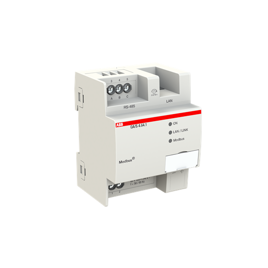ABB QA/S4.64.1 Energy Analyzer, Modbus RTU, 64 Devices, MDRC 2CDG110229R0011