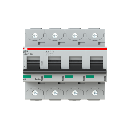 ABB S804N-C80 High Performance MCB 2CCS894001R0804