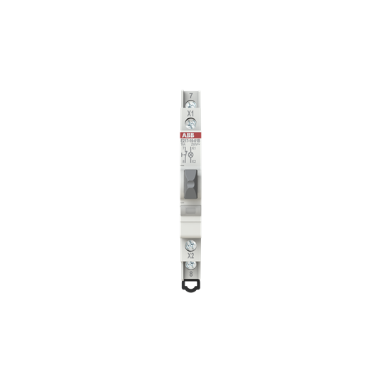 ABB E217-16-01B Luminous Pushbutton,16 A,acc. to EN 250 V AC,0NO,1NC,0CO, El. Color:Grey,1LED,White, MW:0.5 2CCA703250R0001
