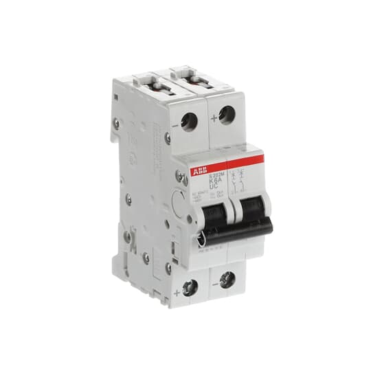 ABB S202M-K6UC Miniature Circuit Breaker - 2P - K - 6 A 2CDS272061R0377