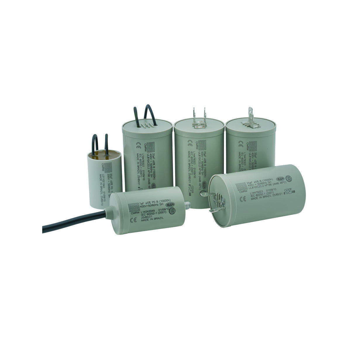 WEG CAPACITOR CMRW20D26 P0 B TF200mEXP 250V CAPACITOR FOR MOTOR RUN WIRE TF200 10794681
