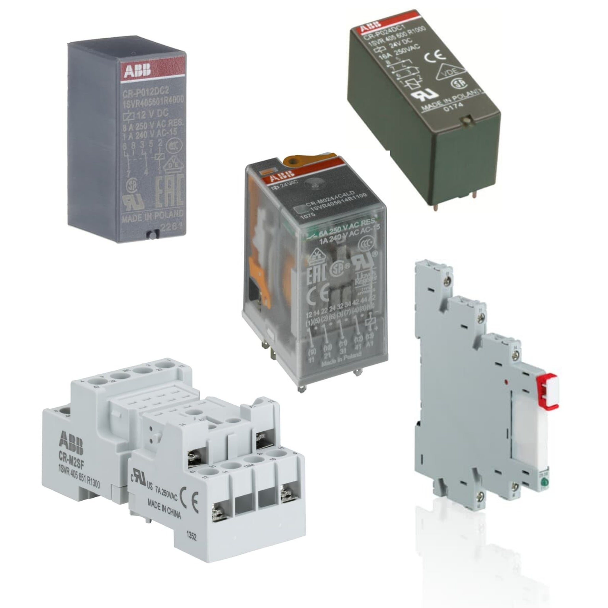 ABB Pluggable Interface Relays & Sockets – Elio Electro Tech CC