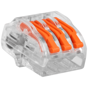 EASYHOLD TP - 5WAY - SPLICING CONNECTOR TERMINAL 5
IN-5 OUT, LEVER SPLICING CONNECTOR
RATING: 32A/250V/4KV
