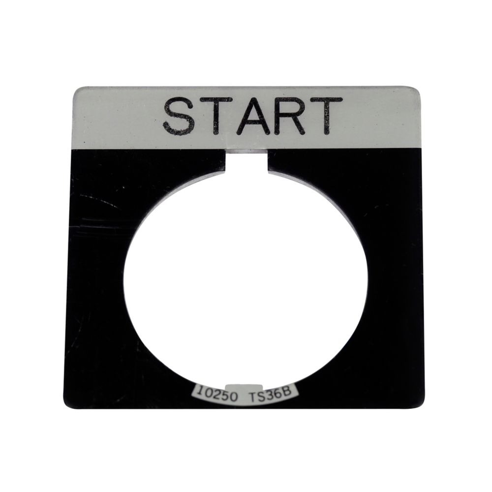 EATON  10250T LGND PLATES “START” STD BLACK