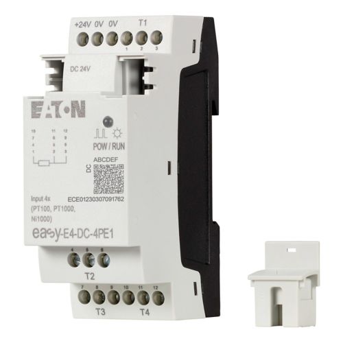 EATON  I/O EXPANSION, FOR USE WITH EASYE4, 12/24 V DC, 24 V AC, INPUTS EXPANSION (NUMBER) DIGITAL: 8, SCREW TERMINAL