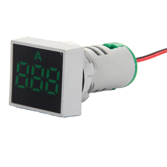 HIMEL Square, ammeter and voltmeter, Hertz meter, yellow, AC:50-500V;0-100A,0-90HZ