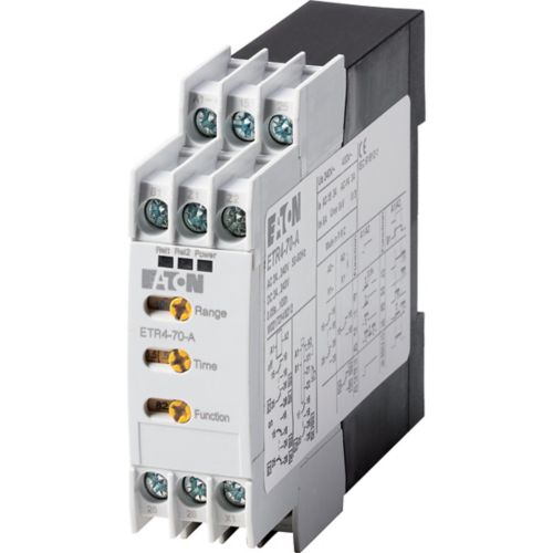 EATON TIMING RELAY ETR4 MULTIFUNC. TIMER - 0.05S-60H,24-240VAC/DC