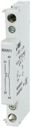RELPOL S.A RIKN-20 additional auxiliary contacts, mounted on the side of the contactor. Mounting on 35 mm rail