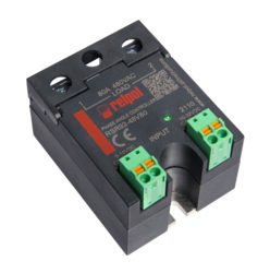 RELPOL S.A RSR92 Series Single-Phase AC Voltage Regulator Module, Phase-Shift Control Output,Control Signal 0-10VDC, Load Current 40A, Load Voltage: 176~280VAC