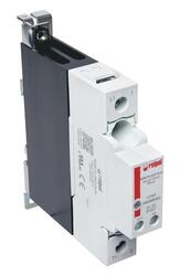 RELPOL S.A IP20 Touch-safe Housing, with Integrated Heatsink, DIN Rail Mount, Input Range 4-32VDC, Load current at 25A, Output Voltage at 24-660VAC, TVS Protection