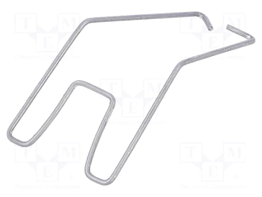 RELPOL S.A Retractor clips for sockets:GZS92 and relays RM84, RM85, RM88. Black colours