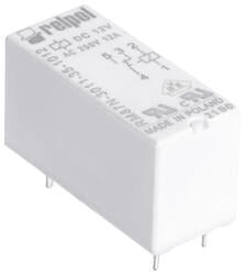RELPOL S.A Miniature relays RM87N-2011-35-1006, 1 CO. Contact material: AgNi. Voltage coil 6 V DC. Rated load AC1  12 A / 250 V AC. Mounting: for PCB and sockets. Cover protection category IP 67. Raster 3,5 mm