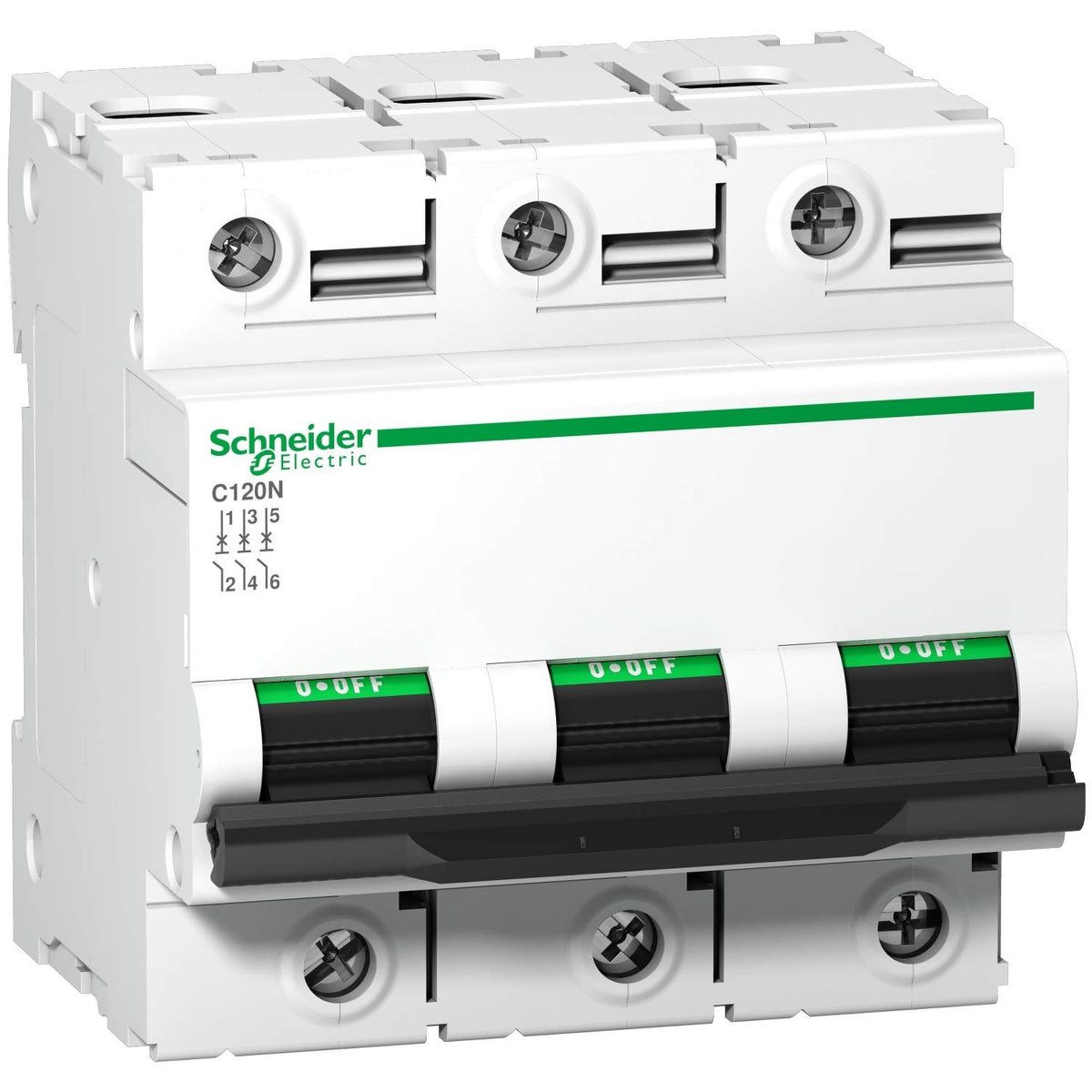 SCHNEIDER C120N 3P 100A C 10000A 415V MINIATURE CI