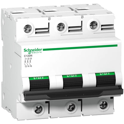 SCHNEIDER C120N 3P 100A C 10000A 415V MINIATURE CI