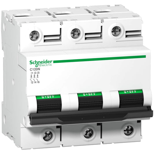 SCHNEIDER C120N 3P 100A C 10000A 415V MINIATURE CI