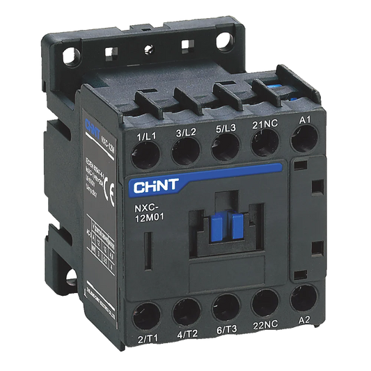 Chint Contactor 12A 3NO Main+1NO Aux 24V DC
