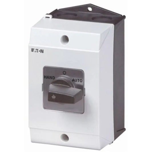 EATON  CHANGEOVER SWITCHES WITH OFF POS, 2 POLE 32 AMP SURFACE MOUNT