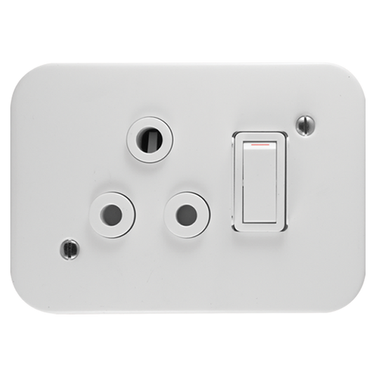 EASYHOLD INDUSTRIAL SOCKET 4X2 SINGLE WITH BOX