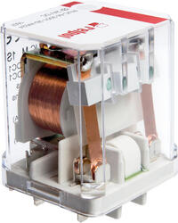 RELPOL S.A Industrial relays RUC-M-3052-26-W110 , 2 NO contact gap ≥ 3 mm
. Contact material: AgSnO2. Voltage coil 110 V DC reinforced. Rated load AC1  16 A / 250 V AC