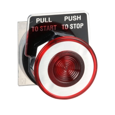 SCHNEIDER 30MM PUSH-PULL OPERATOR RED KNOB