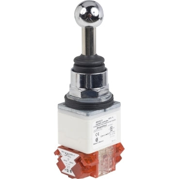 SCHNEIDER joystick controller - Ø 30 - 3 positions spring return - 2 NC