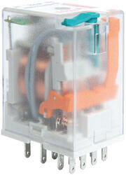 RELPOL S.A Industrial relays R4N-2014-23-1048-WT, 4 CO. Contact material: AgNi. Voltage coil 48 V DC. Rated load AC1  6 A / 250 V AC. Mounting: for plug-in sockets. Cover protection category IP 40.