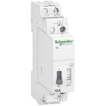 SCHNEIDER impulse relay iTL - 1P - 1NO - 16A - coil 110 VDC - 230...240 VAC 50/60Hz