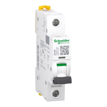 SCHNEIDER Miniature circuit-breaker. Acti9 iC60N. 1P. 25 A. C curve. 6000 A (IEC 60898-1). 10 kA (IEC 60947-2)