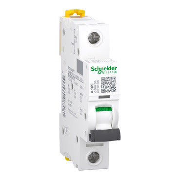 SCHNEIDER Miniature circuit-breaker. Acti9 iC60H. 1P. 6 A. D curve. 10000 A (IEC 60898-1). 15 kA (IEC 60947-2)