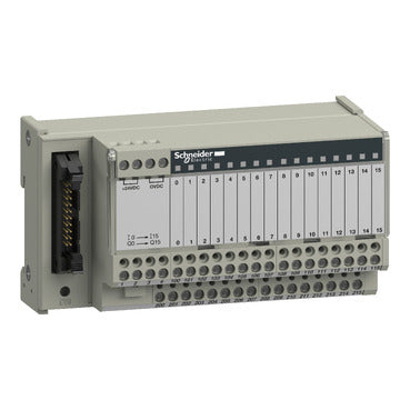 SCHNEIDER passive connection sub-base ABE7 - 16 inputs or outputs - Led