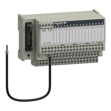 SCHNEIDER passive connection sub-base ABE7 - 16 inputs or outputs - Led