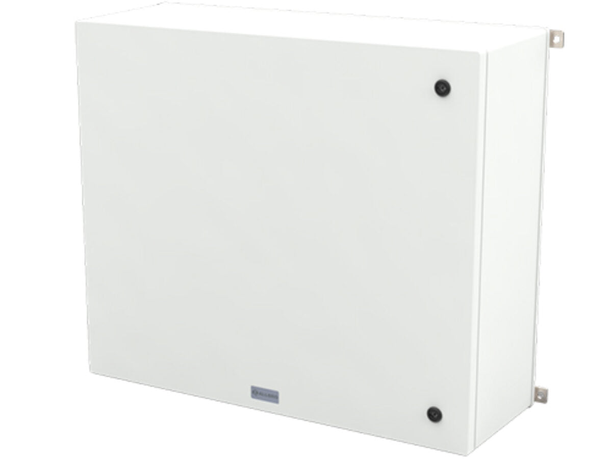 ALLBROX 6 (600X400X200) STEEL DP ABOVE BOXES INCLUDE: M/STEEL DEVICE PLATE, S/S HINGES, WALL BRACKETS, LOCKING MECHANISM & PANEL KEY