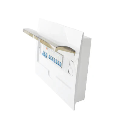 Chint 8W Populated Surface DB (Plastic Tray DB with 1PCS 2P E/L 63A, 1PCS EBC 2P 63A, 2 PCS EBC1P 20A and 1PCS EBC 1P 10A) DB1(W)-8SK
