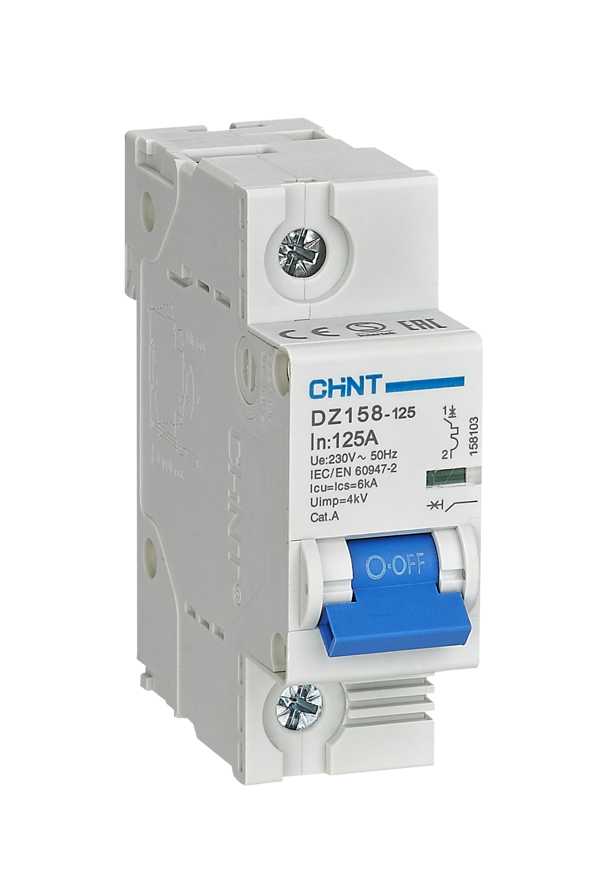 Chint 10kA 1P 80A Circuit Breaker C-Curve AC/DC