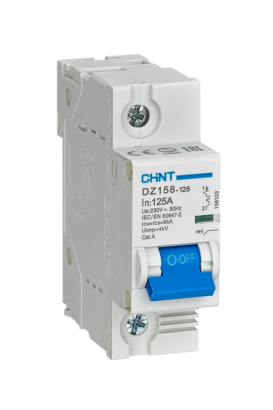Chint 10kA 1P 125A Circuit Breaker C-Curve AC/DC