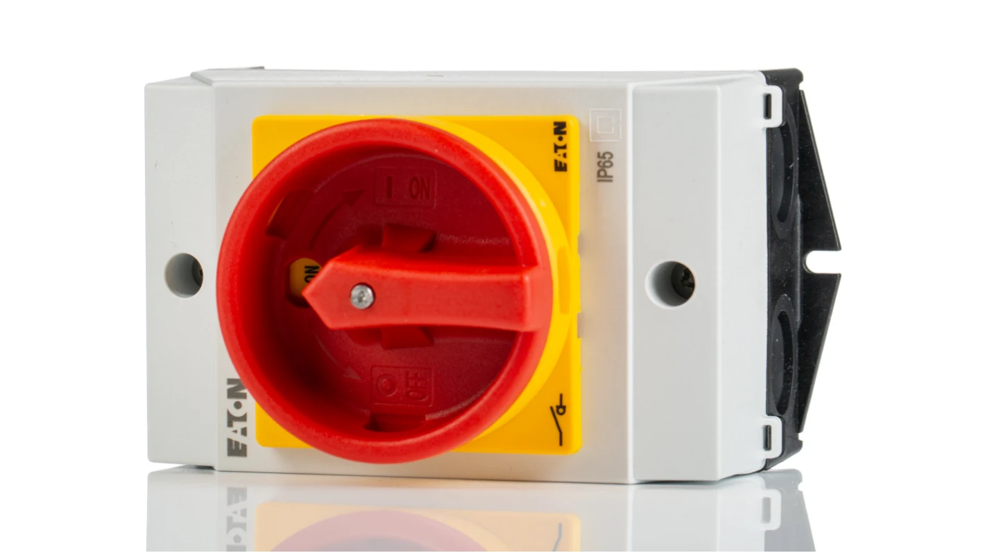 EATON 3P 20A ENCLOSED ROTATING SWITCH DISCONN IP65 SURFACE MOUNT