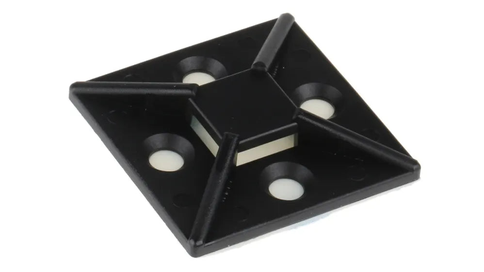 EASYHOLD CABLE TIE MOUNT - STICKY BLACK