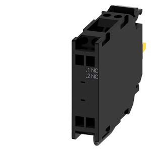 SIEMENS Contact module with 1 contact element, 1 NC, Contact for installation monitoring, spring-type terminal, for front plate mounting