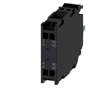 SIEMENS Contact module with 2 contact elements, 2 NO, spring-type terminal, for front plate mounting