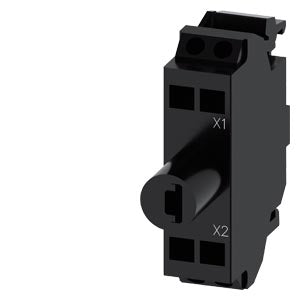 SIEMENS LED module with integrated LED, 24-240 V AC/DC, white, spring-type terminal, for floor mounting
