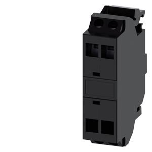 SIEMENS Support terminal, black, spring-type terminal, for floor mounting