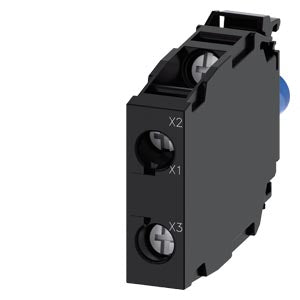 SIEMENS LED module w. indicator lights with integrated LED 110 V AC, red-yellow-green, screw terminal, for front plate mounting