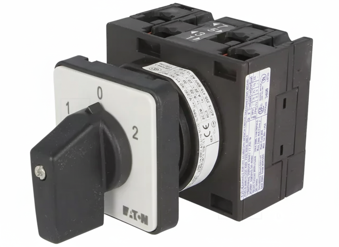 EATON  REVERSING SWITCH, 2 POLE 20 AMP FLUSH MOUNT