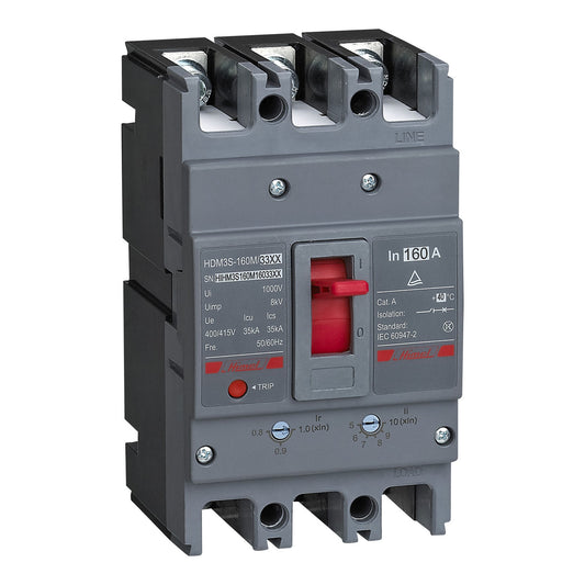 HIMEL Moulded Case Circuit Breaker HDM3SV-630N 50kA 630A 3P 0,7-1/10In 40°C