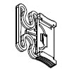 Danfoss ERC Mounting Clamp, straight, 080G3308