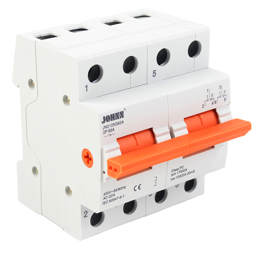 Chint Changeover Switch 63A 2P Din-Rail JN219G63A