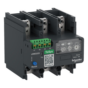 SCHNEIDER Electronic thermal overload relay. TeSys Giga. 57…225 A. class 5E…30E. push-in control connection